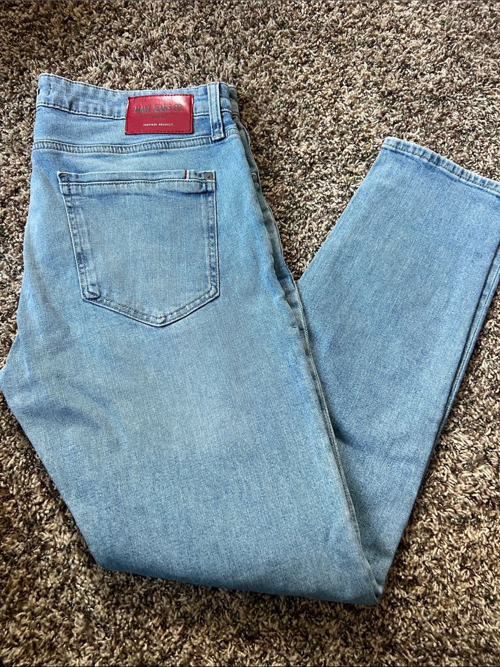 Mavi Light Blue Men's Slim Straight Jeans 36x32